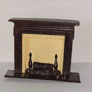 Renwal Doll House Furniture Fireplace Vintage Dollhouse Accessory Plastic VTG